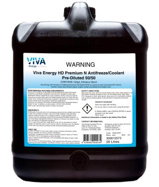 Viva Energy HD Premium N Antifreeze Coolant 50/50