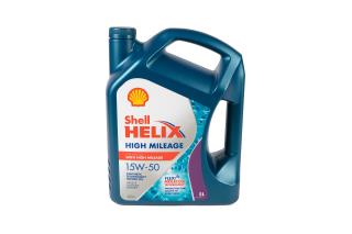 Shell Helix High Mileage 15W50