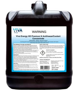 Viva Energy HD Premium N Antifreeze Coolant Concentrate