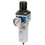 Air Pressure Regulator/Filter with Pressure Gauge.