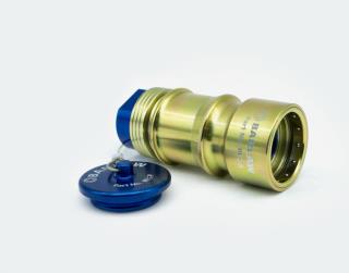 Flush Face BPL Evacuation Coupling  1" NPT