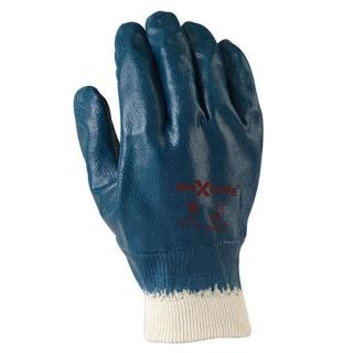 Safety Cuff Blue Nitrile Gloves - Fully Dipped (XL).