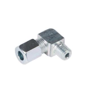 Stainless 90 Degree 1/8BSP x 6mm Tube Compression Fitting