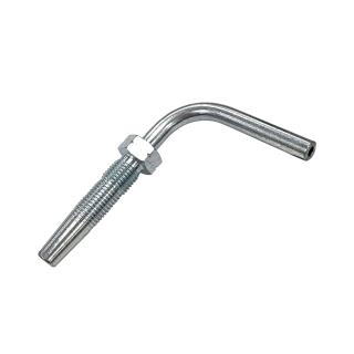 Stainless Steel 90 Degree x 6mm Hose Stud (28 x 37).