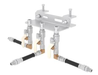 3 Point Gas Lubricator Kit with 30mm Beam Clamp