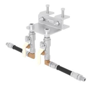 2 Point Gas Lubricator Kit with 30mm Beam Clamp